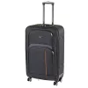 TraveLux Light gurulós bőrönd szett fekete