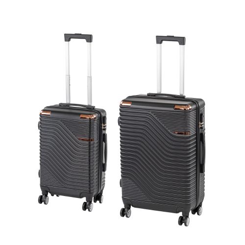 TraveLux Urban IX gurulós bőrönd szett fekete