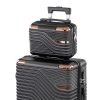 TraveLux Urban XIX gurulós bőrönd szett fekete