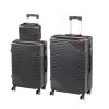 TraveLux Urban XVII gurulós bőrönd szett fekete