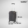TraveLux Urban XXII gurulós bőrönd szett fekete