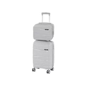 TraveLux Voyager II gurulós bőrönd szett