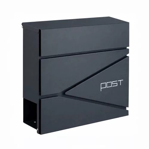 Homepost kültéri postaláda újságtartóval zárható antracit