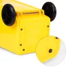 Hulladéktároló készlet 4x120L-es kék, zöld, sárga, fekete, gumikerekekkel