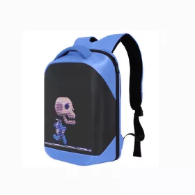 Pixa ledes okos hátizsák kék