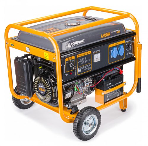 Áramfejlesztő 6500W elektromos indítással PM-AGR-6500M-EL