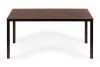 6 személyes kerti asztal 156x78 cm polywood barna