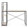 Íróasztal 120x60 cm 3 Polccal Loft Stílus