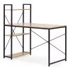 Íróasztal 120x60 cm 3 Polccal Loft Stílus