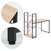 Íróasztal 120x60 cm 3 Polccal Loft Stílus