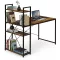Íróasztal 120x60 cm 3 Polccal Loft Stílus