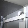 Vincenzo szögletes aszimmetrikus zuhanykabin Easy clean bevonattal zuhanytálca nélkül