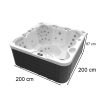 Jupiter Spa medence Ice white